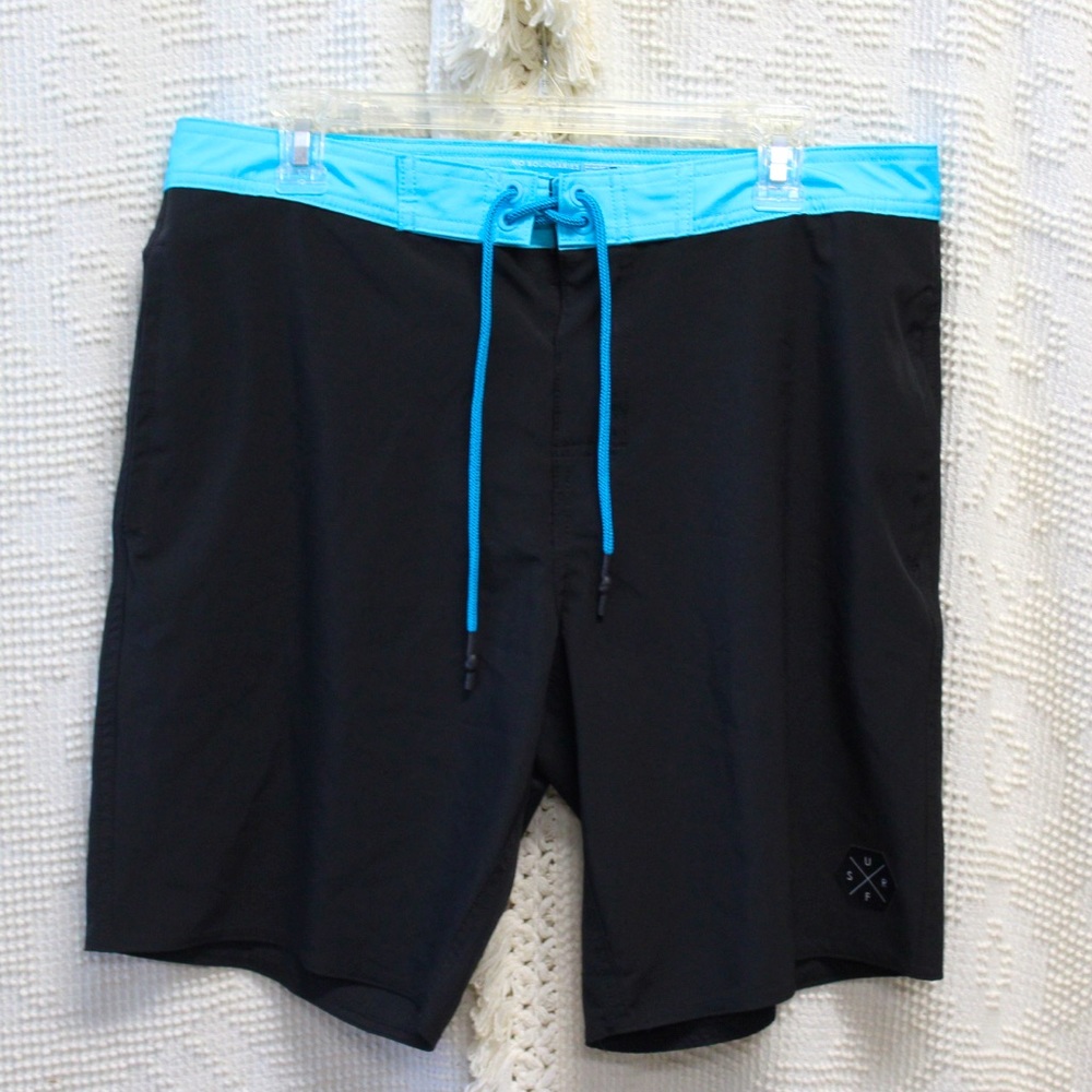 Blue/ Black Swim Trunks